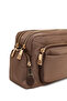 Women's Brown Fabric Mini Crossbody Bag 26Pbd24906F - 8