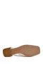 Women's Beige Ankle Buckle Open Back Short Thick Heeled Patent Leather Shoes 26Pfd180516 - 6