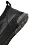 Men's Black Lace-Up Thick Sole Sports Shoes, Genuine Leather Sneaker 25Wfd697218 - 8