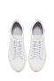 Men's White Lace-Up Thick Sole Shoes Leather Sneakers 26Sfd661018 - 4