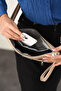 Women's Faux Leather Portfolio with Adjustable Cross Strap and Hand Strap, Clutch Bag - 3