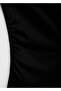 Asymmetrical Blouse Fitting the Body - 8