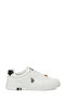 Us Polo Assn. White Men's Sneakers Sneakers - 6