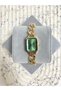 Nazze Chain Cord Gold Green Dial Women's Wristwatch - 4