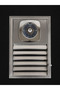 45X45 Aluminum Chrome Bathroom Screen with Fan - 2