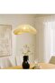 Kaguya E-27 Rattan Pendant Lamp 65x62x36.5cm - Natural - 2