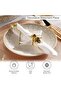 Miray Porcelain Serving Plate Dia25.5cm -white - 6