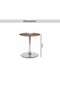 Glassleaf End Table Round 6mm Tempered Glass - Brown ~ Brown - 5