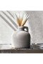 Brizo Stoneware Vase With Handle 10x10x11cm - White