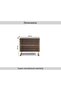 Baclone Night Stand With 2 Drawer - Brown & Gold - 8