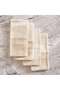 Serene Leno Window Pane 4 Piece Napkin Set 45x45cm - Linen - 3