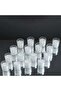 Unscented White Glass 16 -piece Votive Candle Dia5xh6cm - 8 Hrs - 2