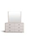 Deluxe Dresser With Mirror - Matt Grey - 8