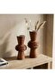 Sequoia Ceramic Pillar Vase 15x29.8cm - Brown - 3