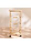 Lennox 3-tier Kitchen Trolley 37x37x79cm -natural - 5