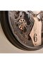 Edinburgh Wall Clock With Moving Gear Dia 76cm - Antique Brown - 2