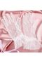 Laced Tulle Polka Dot Transparent Party Costume Henna Wedding & Bridal Gloves WHITE - 6