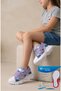 4375 Wings Lilac Purple Girls' Daily Comfortable Memory Sole Sports Shoes - 6