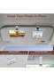 2-Pack Magnetic Car Sun Visor Photo Frame,Transparent Picture Holder for Car Interior,3.3 x 4.9 Inch - 4
