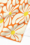 Orange Beach Towel with Daisy Flowers - Retro Bohemian Yellow White Pool Sea Bath Beach Cover - 5