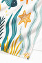 Sea-Themed Jellyfish and Fish Patterned Children's Beach Towel-Marine Cute Underwater Beach Cover - 3