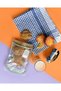 Storage Bag with Wooden Lid and Jar Appearance (10 Pieces - 700 ml) - 6