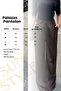 High Waist Palazzo Pants with Pockets - Brown - 2
