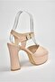 Ten Platform Heeled Women's Evening Dress Shoes M348202409 - 8