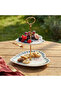 Heart Shaped Two-Tier Decorative Presentation Tray Cookie Holder - 3