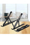Metal Stand Black Laptop Stand Notebook Riser, 360 Degree Rotating Tablet Phone Holder - 5
