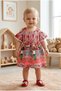 Girl's Dress with Lace Detail - 2
