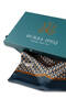 Beige Patterned Men's Silk Cashew - 3