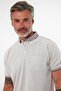 Men's Basic Polo Neck Short Sleeve Pocket Solid Copper T-Shirt - 4