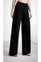 Xier Black Lycra Super High Waist Loose Jean Trousers. (super High.) Wide Leg