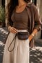 Women's Knot Detailed Adjustable Long Strap Hand and Shoulder Bag - 4