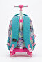 My Polo 2075 Children's Orthopedic Backpack with Trolley Turquoise - 5