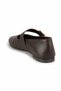 Genuine Leather Women's Mary Jane Ballerina Casual Shoes with Buckle |   Liora - 5
