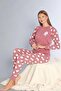 Women's Cotton Long Sleeve Pajama Set 09-272 - 4