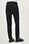 Men's Black Summer Cotton Side Pocket Slim Fit Chino Pants - 4