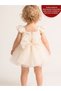 Bella Rose Detailed Holiday Special Day Baby Girl Romper