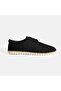Moriya Black Men's Leather Lace-Up Casual Shoes - 2