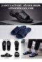 2 Pieces Will Be Sent - Hydroflex Unisex Black Anatomically Supported Soft Sole Beach Pool Slippers