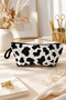 Black and White Cow Design School Pen Holder or Makeup Bag - 4
