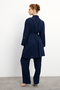 Leora Tunic Trouser Set - Navy Blue - 5