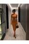 Double Breasted Collar Short Sleeve Pencil Dress Taba 582868