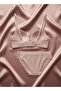 Strapless, Wireless Bra Set with Strap Detail - 4