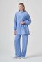 Women's Stone Detailed Begonia Set Blue 31401