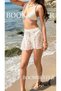 Women's Lace Detailed Transparent Skirt Beach Skirt Pareo - 5