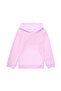 Girl's Pink Hooded Sweatshirt