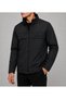 Men's Black Spring Waterproof and Windproof Coat Stand Collar Seasonal Zippered Sports Outdoor Jacket - 2